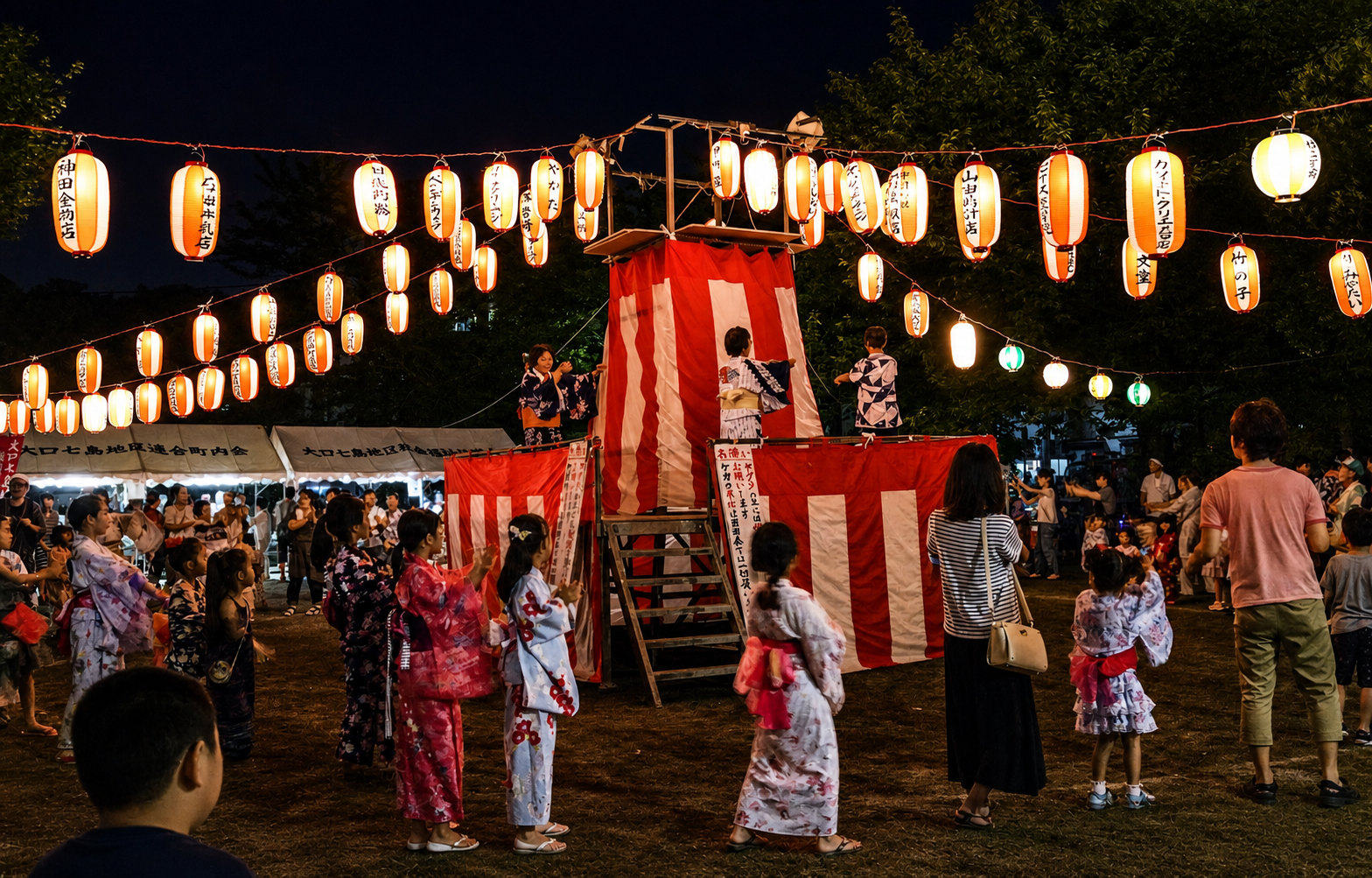 河内音頭・盆踊りの風景